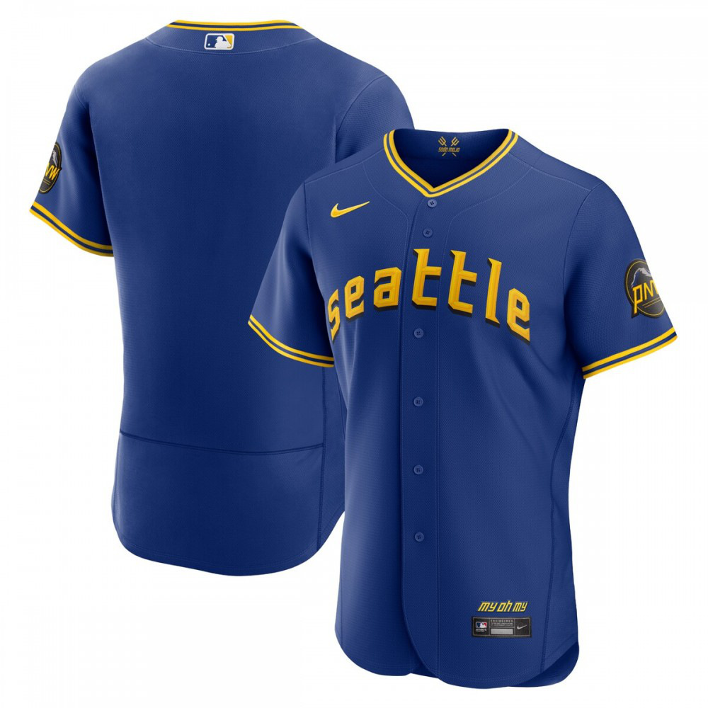 Seattle Mariners 2023 City Connect Authentic Jersey - Royal-Pro Kit Vault | Brand New 26/27 Sports Jerseys